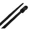 Steel Grip Cable Tie, 8 in L, 1.96 in Max Bundle Dia., Black, Polypropylene, 50 lb Strength MT-S-200-8-UVC - alternate 1